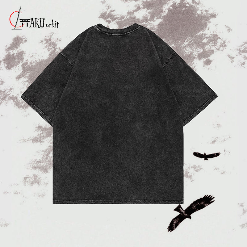 "Solo Leveling Oversized Anime T-Shirt | Awaken Your Inner Hunter in Style!"