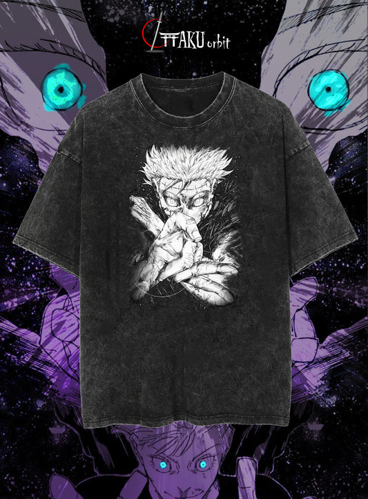 "Gojo Oversized Anime T-Shirt | Stylish Streetwear for JJK Fans"