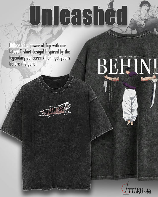 "Toji Exclusive Oversized Anime T-Shirt | Sleek Streetwear for JJK Fans"